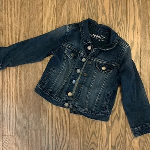 Baby GAP 1969 Jeans Denim Jacket Buttons Size Girls 4